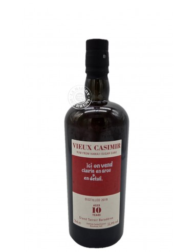 Rhum Vieux Clairin Casimir 2016 10...