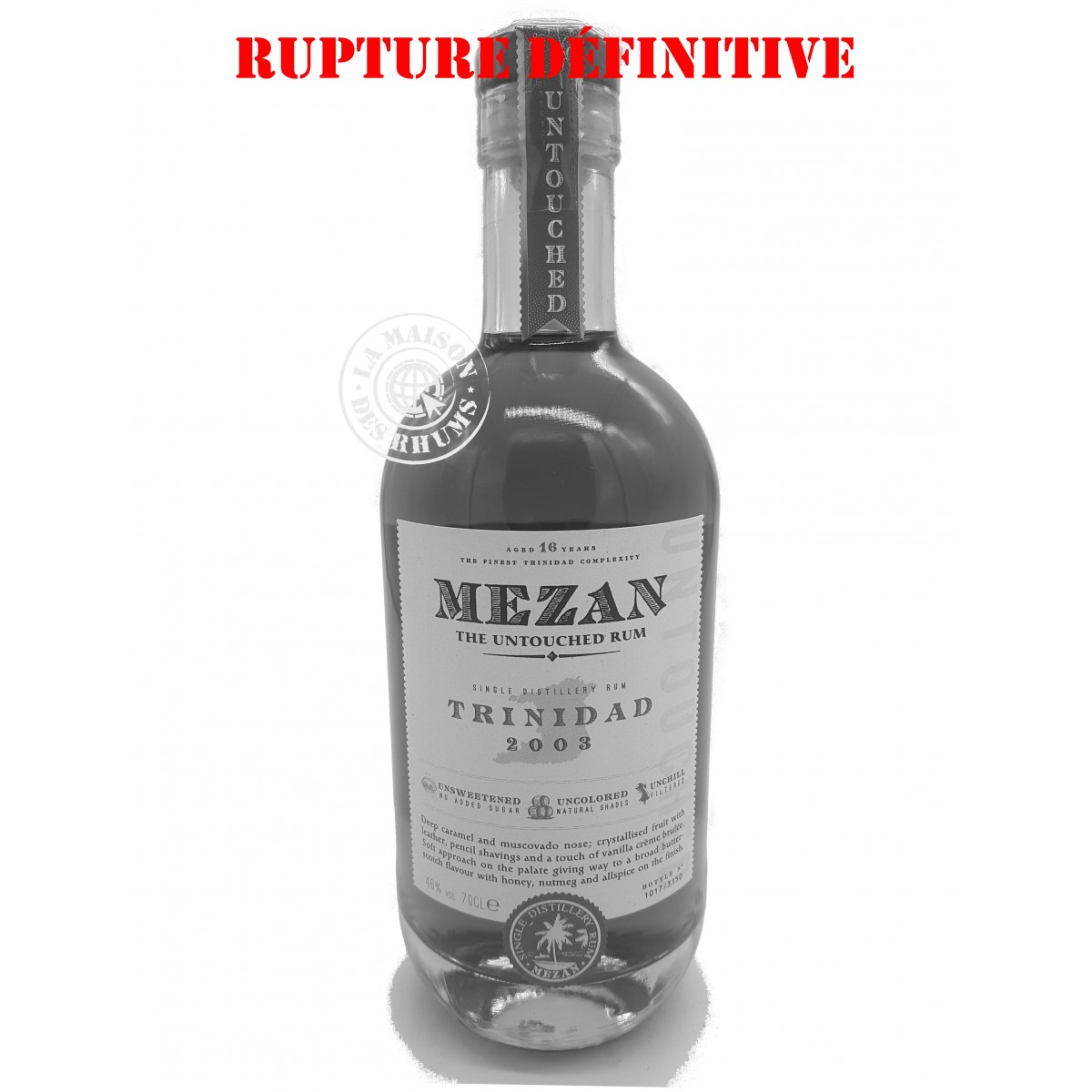 Rhum Mezan Vieux Trinidad 2003 46%