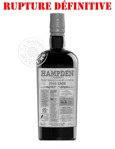 Rhum Hampden Estate Vieux 2010 LROK 47%