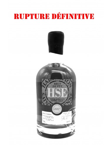 Rhum HSE Vieux Chêne Français Brut de...