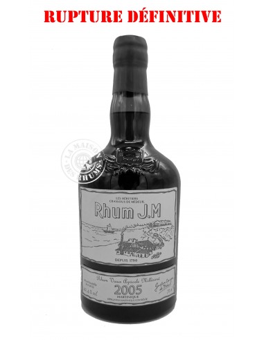Rhum JM Vieux Millésime 2005 Brut de...