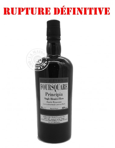 Rhum Foursquare Vieux Principia 2008...