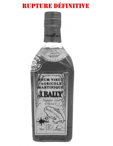Rhum J. Bally Vieux Millésime 1989 45%