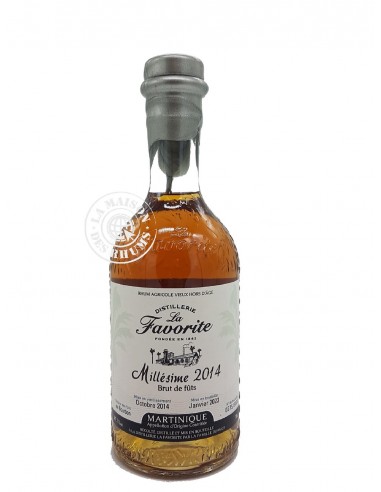 Rhum La Favorite Vieux Millésime 2014...