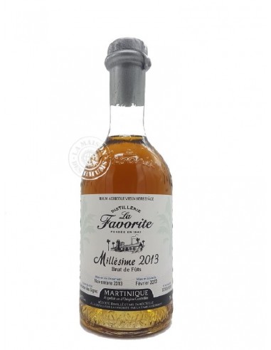 Rhum La Favorite Vieux Millésime 2013...