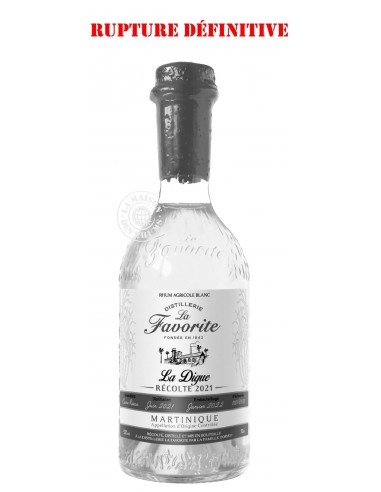 Rhum La Favorite Blanc La Digue 2021 52%