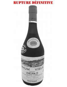 Rhum Depaz Vieux 1950...
