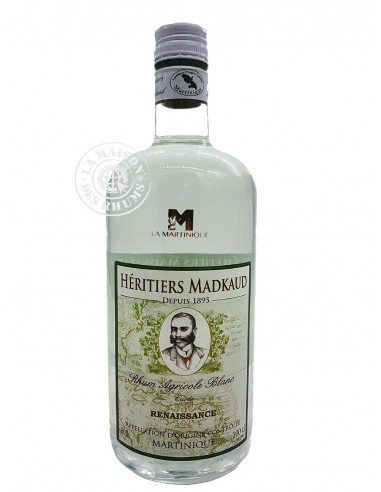 Rhum Héritiers Madkaud Blanc Cuvée...