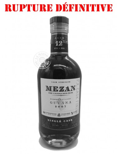 Rhum Mezan Vieux Guyana 2007 Diamond...