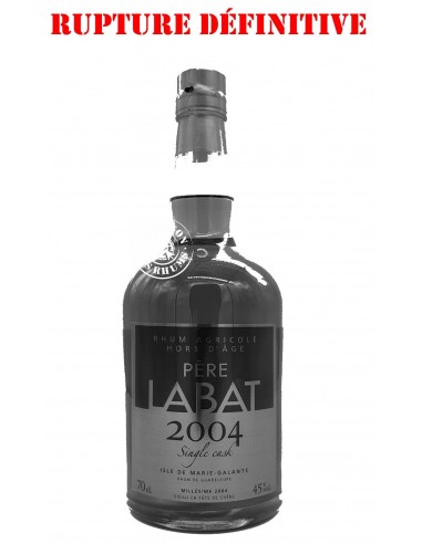 Rhum Père Labat Vieux Millésime 2004...