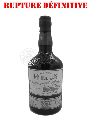 Rhum JM Vieux Millésime 2004 Brut de...