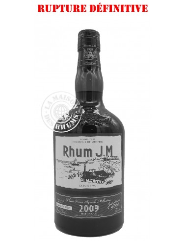 Rhum JM Vieux Millésime 2009 Brut de...