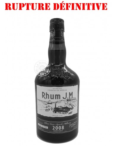 Rhum JM Vieux Millésime 2008 Brut de...