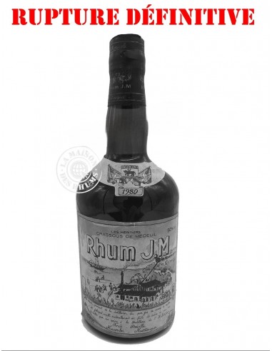 Rhum JM Vieux Millésime 1980 Brut de...