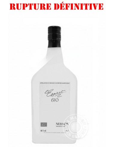 Rhum Neisson Blanc L'Esprit Bio 66%