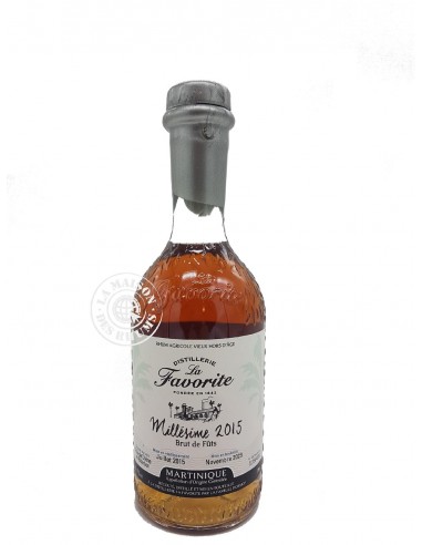 Rhum La Favorite Vieux Millésime 2015...