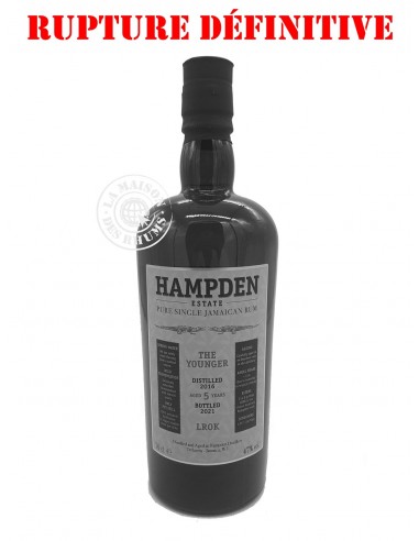 Rhum Hampden Estate Vieux 2016 LROK...