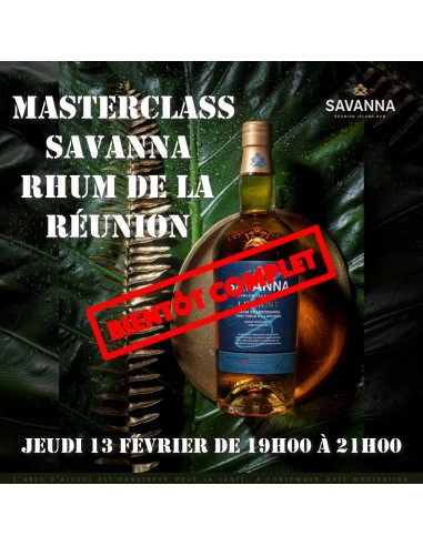 Masterclass Rhum Savanna - Jeudi 13...