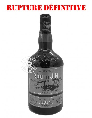 Rhum JM Vieux Cuvée du Fondateur 44,2%