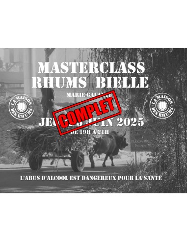 Masterclass Rhums BIELLE - Jeudi 5...