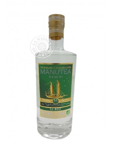Rhum Manutea Blanc 55% Le Bio