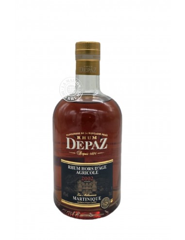 Rhum Depaz Hors d'âge Millésime 2002 45%