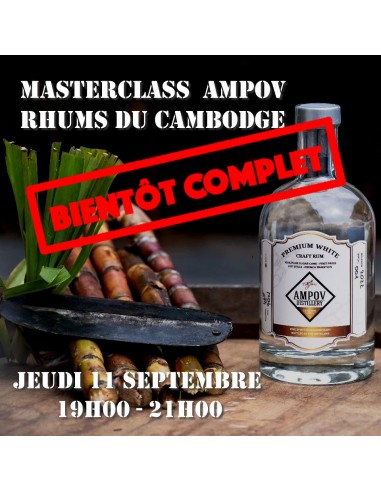 BIENTÔT COMPLET ! Masterclass - Rhum...