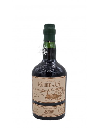 Rhum JM Vieux Millésime 2009 Brut de...