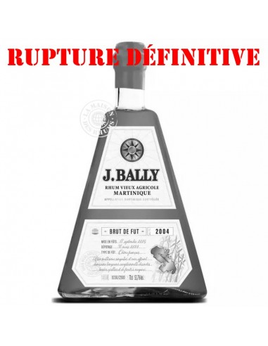 Rhum J. Bally Vieux Millésime 2004...