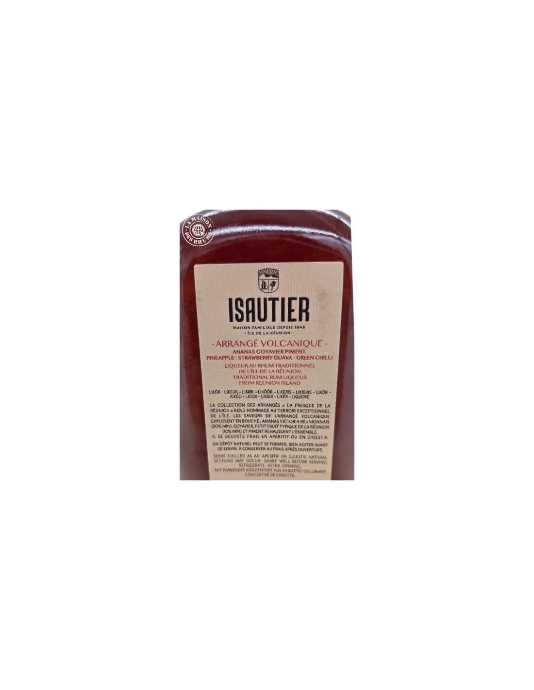 Rhum Isautier Arrangé Volcanique -... Rhum Isautier Arrangé Volcanique -...
