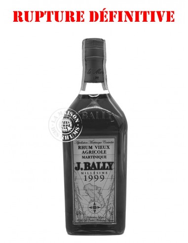 Rhum J. Bally Vieux Millésime 1999 43%