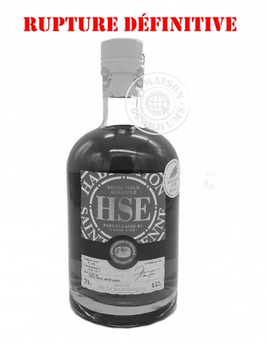 Rhum HSE VO Cuvée Parcellaire N°1...