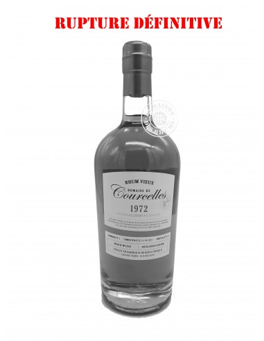 Rhum Domaine de Courcelles Vieux 1972...
