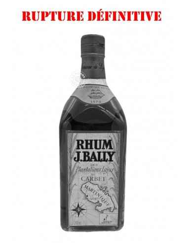 Rhum J. Bally Vieux Millésime 1970 45%