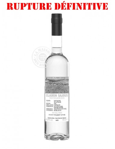 Clairin Blanc Sajous Millésime 2021...