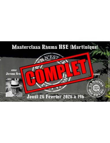 *** COMPLET ! *** Masterclass Rhums...