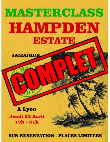 *** Complet ! *** Masterclass Rhum...