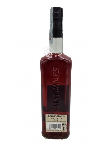Rhum Saint James Vieux 2001 18 ans...
