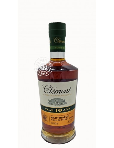 Rhum Clément Vieux 10 ans 42%
